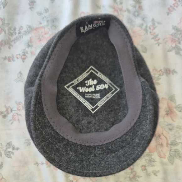 Kangol Charcoal Wool Beret - Picture 3 of 3